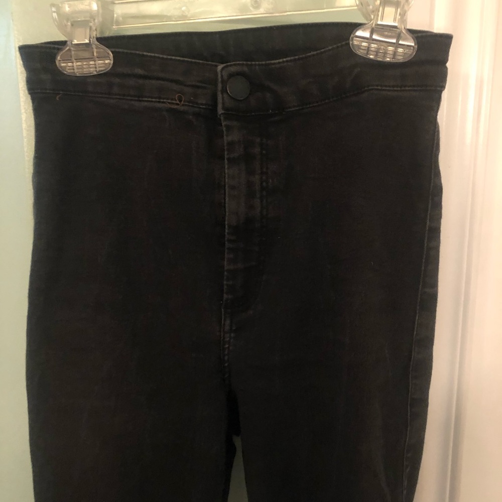 BLACK WASH TOP SHOP SKINNY JEANS
